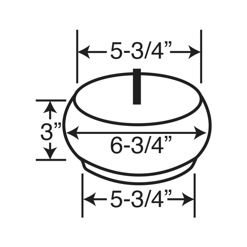 Architectural Products by Outwater L.L.C. 3 in x 63/4 in Unfinished